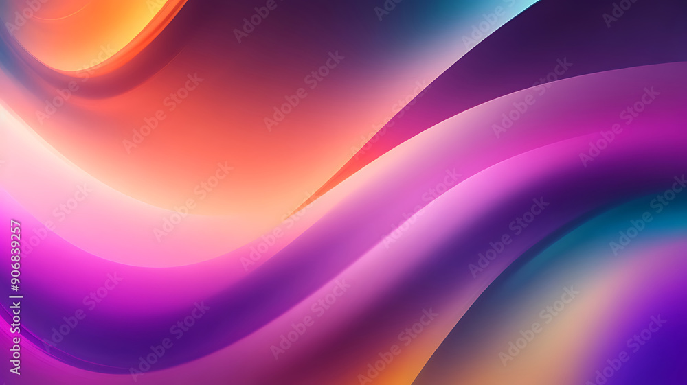 Poster realistic modern abstract blurred gradient background colors with dynamic effect background.