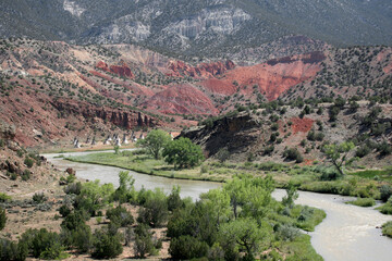 Tipi VIllage on RIo Chama © George Erwin Turner