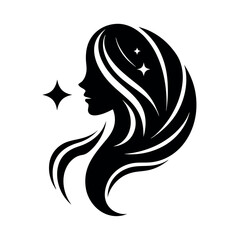 Beauty care logo vector art illustration.
