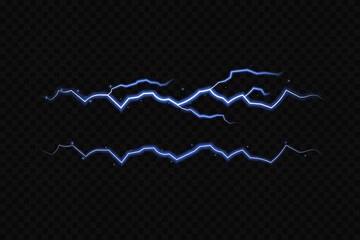 light blue powerful lightning storm