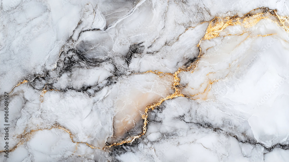 Poster white marble texture background pattern with high resolution. high resolution photo.