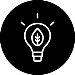 Fluorescent ight Vector Line White Circle Black