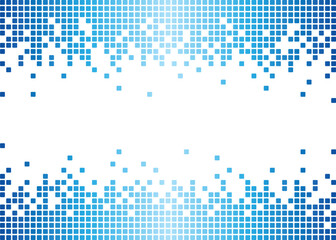 A background texture of digital pixels dripping on a background with copy space