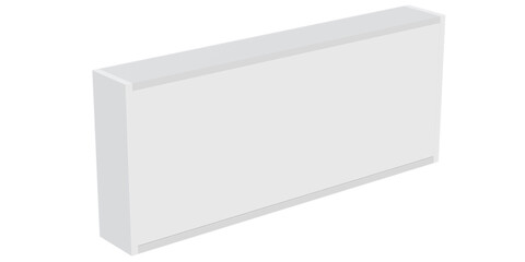 Obraz premium Versatile and Elegant Shelf and Cabinet for Home and Office - Perfect for Organized Stylish and Luxury Interiors - 3d model render realistic realism - png - transparent background