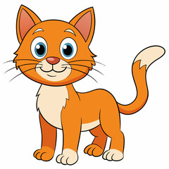 Black cat, cat vector illustration, animal vector art, cat silhouette, pet vector icon, eps, cartoon cat