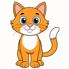 Black cat, cat vector illustration, animal vector art, cat silhouette, pet vector icon, eps, cartoon cat