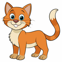 Black cat, cat vector illustration, animal vector art, cat silhouette, pet vector icon, eps, cartoon cat