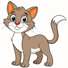 Black cat, cat vector illustration, animal vector art, cat silhouette, pet vector icon, eps, cartoon cat