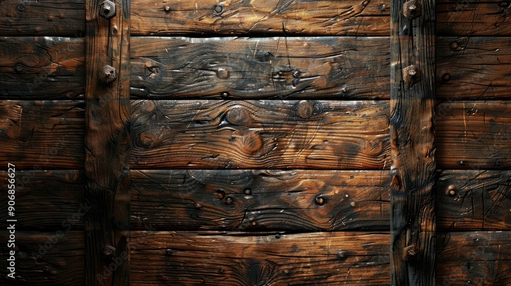 Poster antique wooden texture with space for custom text background design