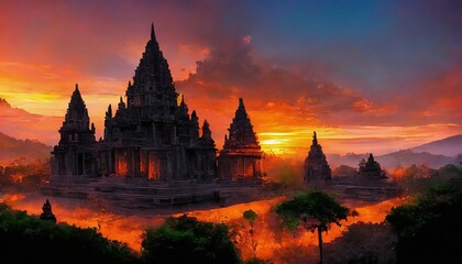 Fototapeta premium temple si sanphet