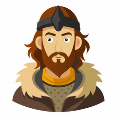  Leif  Erikson Silhouette,   vector,  illustration.
