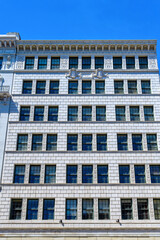 Obraz premium Exterior architecture of the Frank and Seder Building, Detroit, USA