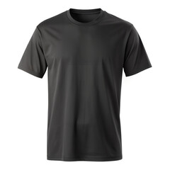 black T-shirt, white background, suitable for creating macks