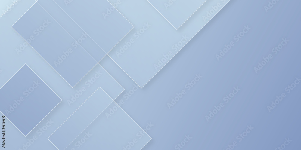 Wall mural abstract blue background with overlay stripes shape. modern random object shape texture. geometric b