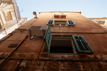 Ancient architecture of Split old town, Croatia.