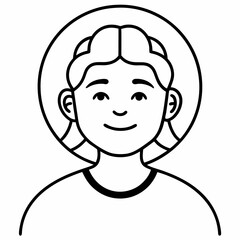 Obraz premium mental health vector, Silhouette, illustration. 