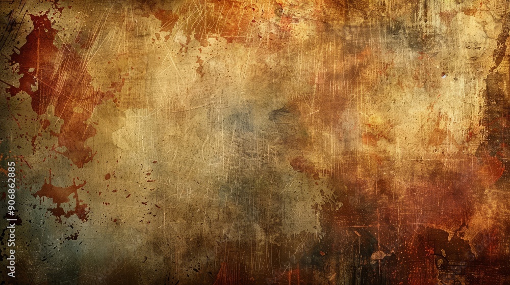 Poster grunge backdrop with space for custom text and designs