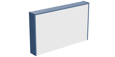 Versatile and Elegant Shelf and Cabinet for Home and Office - Perfect for Organized Stylish and Luxury Interiors - 3d model render realistic realism - png - transparent background