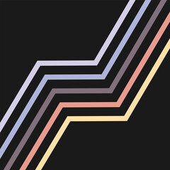 Background with colored parallel lines. Template for packaging design, covers, posters and creative ideas