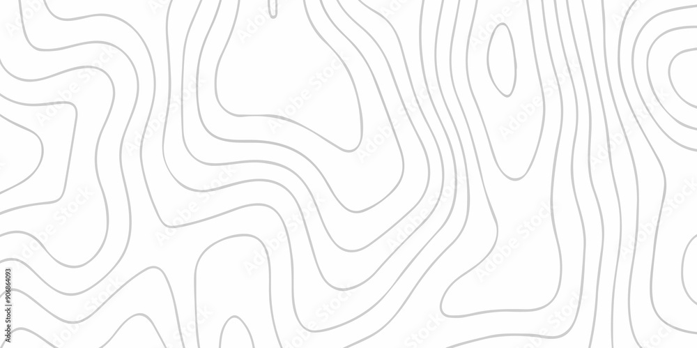 Poster abstract design seamless pattern with line topographic map. geographic mountain relief. retro topogr