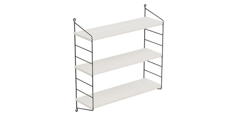 Versatile and Elegant Shelf and Cabinet for Home and Office - Perfect for Organized Stylish and Luxury Interiors - 3d model render realistic realism - png - transparent background