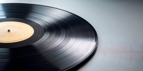 Obraz premium Schallplatte Vinyl Schellack Vinylscheibe Scheibe Platte AI-Generated Content