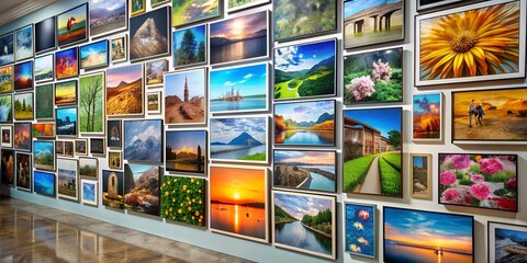 A picture on a wall informative Vibrant engaging Generative AI