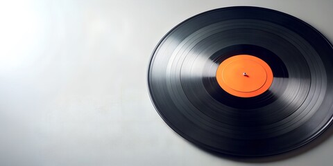 Fototapeta premium Schallplatte Vinyl Schellack Vinylscheibe Scheibe Platte Creative AI