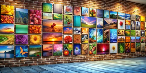 A picture on a wall informative Vibrant engaging AI-Generated Content