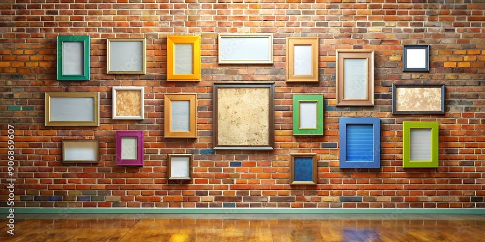 Poster a picture on a wall informative vibrant engaging generative by ai