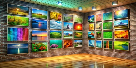 A picture on a wall informative Vibrant engaging Generative By AI