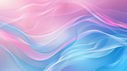 Fototapeta premium Soft and smooth curves with different patterns create elegant wallpaper for design projects. Pastel gradient, soft pink blue purple colors