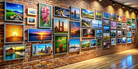 A picture on a wall informative Vibrant engaging AI-Generated Content