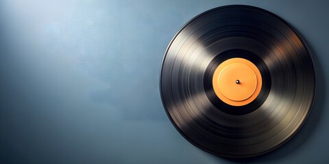 Fototapeta premium Schallplatte Vinyl Schellack Vinylscheibe Scheibe Platte Creative AI