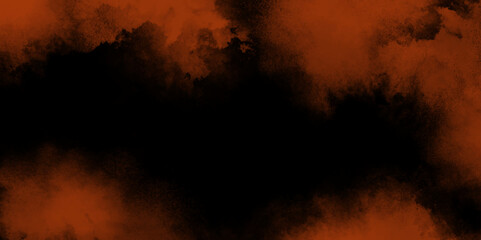 Eerie black background with billowing red smoke on black background. old style dark red grunge texture, brush painted . Old and grainy red paper texture, vector,