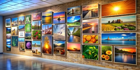 A picture on a wall informative Vibrant engaging Creative AI