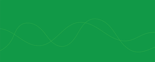 Abstract green background with wavy lines. EPS10
