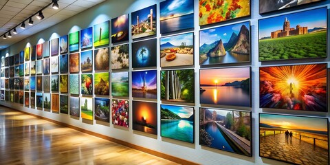 A picture on a wall informative Vibrant engaging AI-Created Content