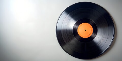 Fototapeta premium Schallplatte Vinyl Schellack Vinylscheibe Scheibe Platte AI Generative