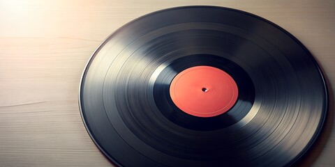 Schallplatte Vinyl Schellack Vinylscheibe Scheibe Platte AI-Generated Content