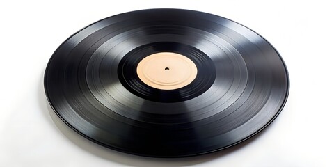 Obraz premium Schallplatte Vinyl Schellack Vinylscheibe Scheibe Platte AI-Generated Content