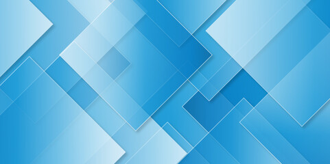 Abstract blue background with overlay stripes shape. Modern random object shape texture. Geometric background. Vector illustration abstract graphic design banner pattern presentation background web.