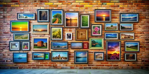 A picture on a wall informative Vibrant engaging AI-Generated Content