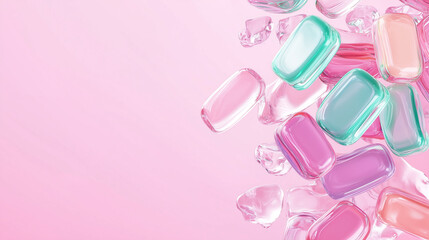 Lolly pop candy pink joy web banner