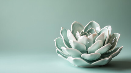 ceramics pine cone, succulent, cactus