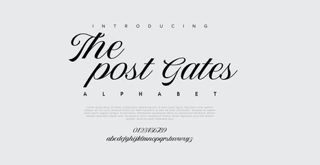 Font Calligraphy Logotype Script Brush Font Type Font lettering handwritten