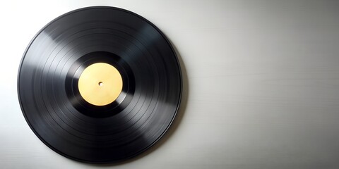 Obraz premium Schallplatte Vinyl Schellack Vinylscheibe Scheibe Platte AI-Generated Content
