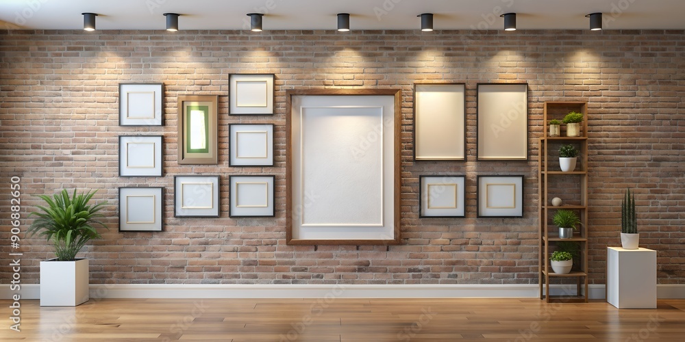 Poster a picture on a wall informative vibrant engaging generative by ai