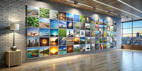 A picture on a wall informative Vibrant engaging Generative AI