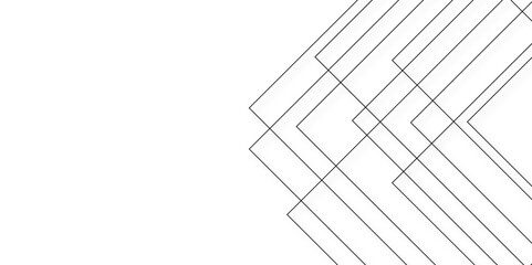 Abstract industrial Design random lines black on white background.Geometric seamless minimalist pattern with straight lines design.luxury black geometric random chaotic lines.squares and triangle line